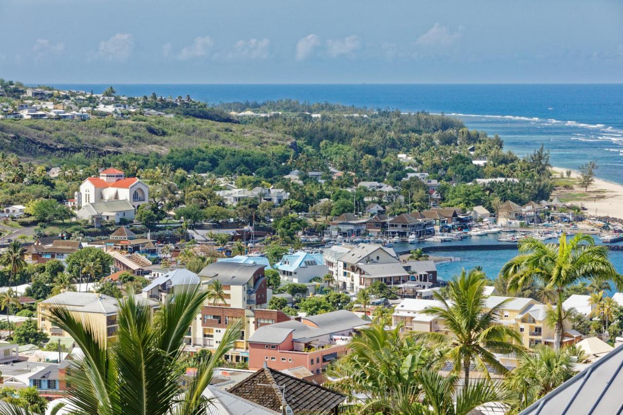 L'Eden Blue A Saint Gilles Les Bains, Magnifique Vue Mer Luaran gambar