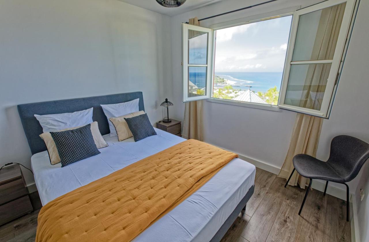 L'Eden Blue A Saint Gilles Les Bains, Magnifique Vue Mer Luaran gambar